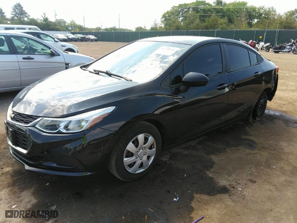 2017 Chevrolet Cruze LS with VIN 1G1BC5SMXH7278221, listed as a IAAI auction lot 36728476 with NaN miles. Bid and sale history available at carsss.com. Image 2.