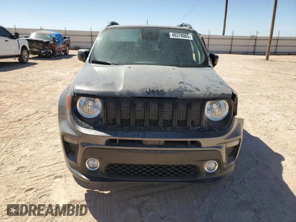 2019 Jeep Renegade Latitude z VIN ZACNJBBB4KPK54222, wystawiony jako Copart lot #48378065 z przebiegiem 80 169 mil mil oraz Szkoda całkowita • Salvage title. Historia ofert i sprzedaży dostępna na DreamBid. Obrazek 5.
