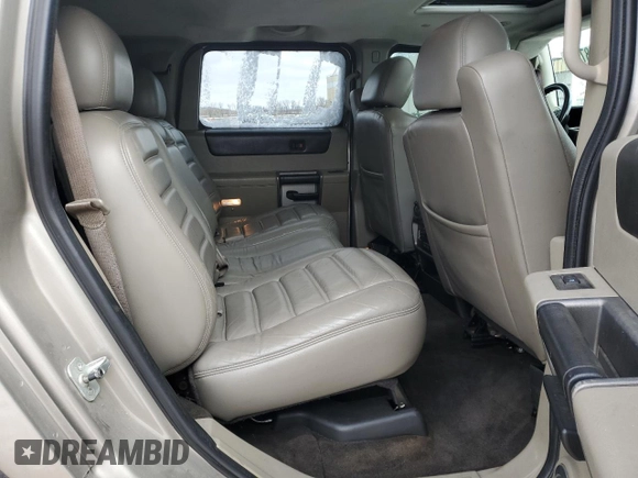 2003 Hummer H2 with VIN 5GRGN23U23H143918, listed as a Copart auction lot 47998755 with 147,603 mi miles and Clean Title. Bid and sale history available at carsss.com. Image 11.