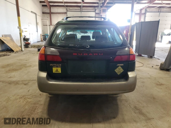 2002 Subaru Legacy Outback L.L. Bean with VIN 4S3BH806X27632535, listed as a Copart auction lot 85776294 with 298,022 mi miles and Salvage title. Bid and sale history available at DreamBid. Image 6.