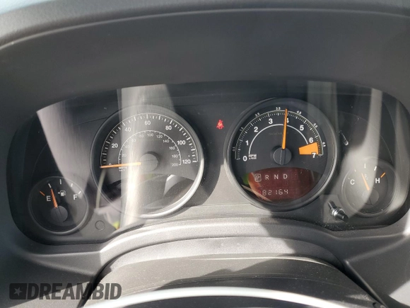 2016 Jeep Patriot Latitude with VIN 1C4NJRFB3GD586468, listed as a Copart auction lot 43583485 with 82,164 mi miles and Salvage Title. Bid and sale history available at carsss.com. Image 9.