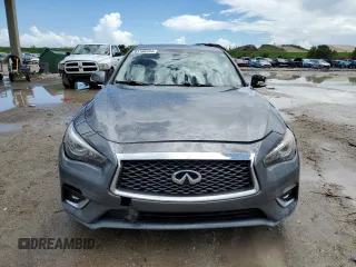 2019 Infiniti Q50 Luxe with VIN JN1EV7AP8KM543039, listed as a Copart auction lot 61196104 with 68,084 mi miles and Non repairable. Bid and sale history available at DreamBid. Image 5.