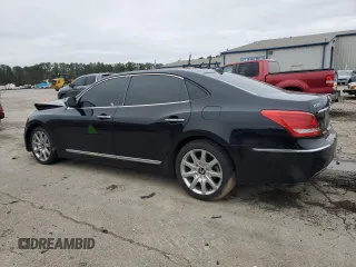 2013 Hyundai Equus Signature with VIN KMHGH4JH5DU058196, listed as a Copart auction lot 87376654 with 120,804 mi miles and Salvage Title. Bid and sale history available at DreamBid. Image 2.