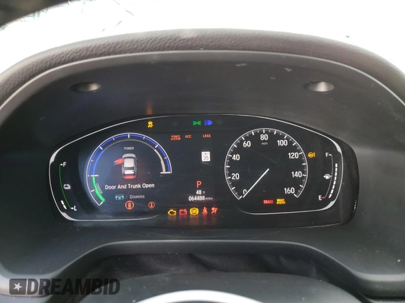 2020 Honda Insight Touring with VIN 19XZE4F96LE011148, listed as a Copart auction lot 83829734 with 64,488 mi miles and Salvage Title. Bid and sale history available at carsss.com. Image 9.