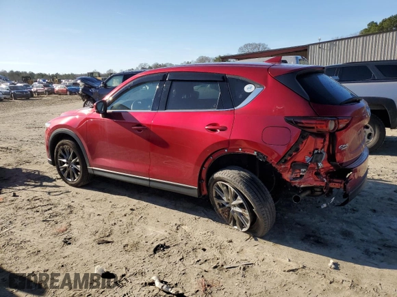 2019 Mazda CX-5 Signature with VIN JM3KFBEY2K0629688, listed as a Copart auction lot 49544295 with 51,261 mi miles and Salvage Title. Bid and sale history available at carsss.com. Image 2.