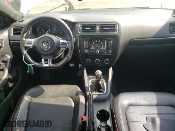 2014 Volkswagen Jetta GLI Autobahn with VIN 3VW5T7AJ3EM335493, listed as a Copart auction lot 58985565 with 178,150 mi miles and Salvage title. Bid and sale history available at DreamBid. Image 8.