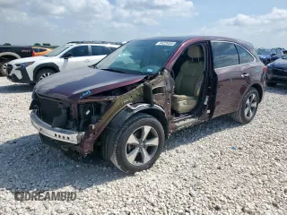 2016 Acura MDX with VIN 5FRYD3H21GB018080, listed as a Copart auction lot 64226555 with 87,856 mi miles and Salvage title. Bid and sale history available at DreamBid. Image 1.