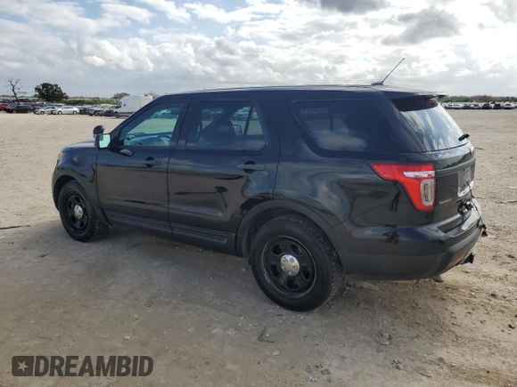 2014 Ford Utility Police Interceptor with VIN 1FM5K8AR8EGB59113, listed as a Copart auction lot 85054724 with 143,318 mi miles and Clean Title. Bid and sale history available at carsss.com. Image 2.