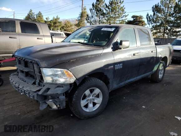 2017 Ram 1500 Tradesman with VIN 3C6RR7KT6HG574338, listed as a Copart auction lot 85705724 with 66,798 mi miles and Salvage title. Bid and sale history available at DreamBid. Image 1.
