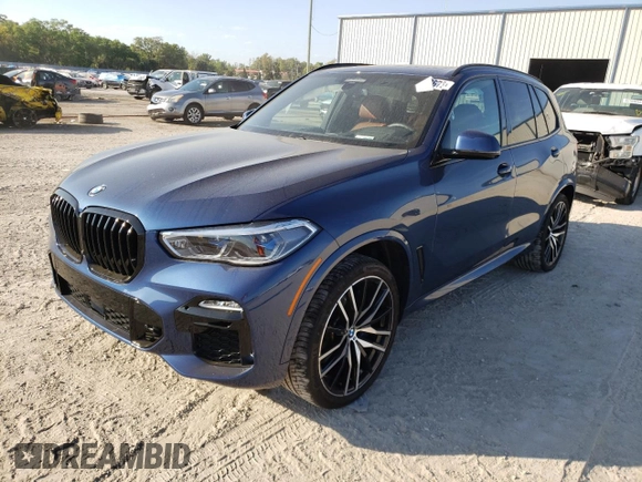 2021 BMW X5 xDrive40i with VIN 5UXCR6C0XM9G32251, listed as a Copart auction lot 42589673 with 10,357 mi miles. Bid and sale history available at carsss.com. Image 1.