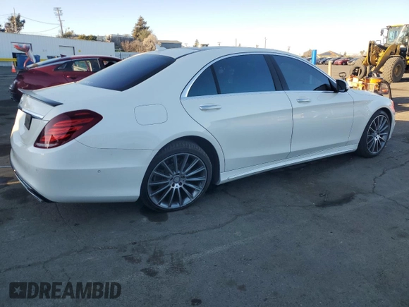 2016 Mercedes-Benz S 550 with VIN WDDUG8CBXGA212892, listed as a Copart auction lot 43206735 with 75,907 mi miles and Salvage Title. Bid and sale history available at carsss.com. Image 3.