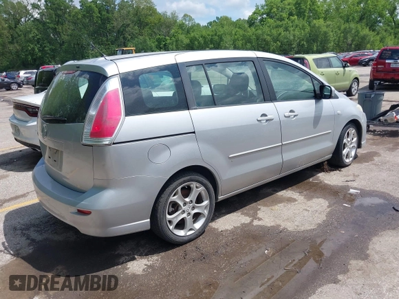 2008 Mazda 5 Sport with VIN JM1CR293380314345, listed as a IAAI auction lot 42156882 with 127,703 mi miles. Bid and sale history available at carsss.com. Image 4.