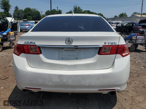 2012 Acura TSX with VIN JH4CU2F43CC014015, listed as a Copart auction lot 60648565 with 180,601 mi miles and Salvage title. Bid and sale history available at DreamBid. Image 6.