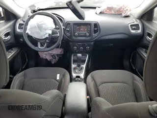 2018 Jeep Compass Sport with VIN 3C4NJCAB2JT214982, listed as a Copart auction lot 78254674 with 80,838 mi miles and Salvage Title. Bid and sale history available at carsss.com. Image 8.