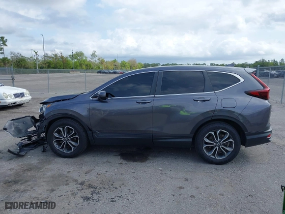 2022 Honda CR-V EX-L with VIN 2HKRW1H84NH406962, listed as a IAAI auction lot 41607553 with 84,559 mi miles. Bid and sale history available at carsss.com. Image 14.