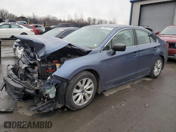 2017 Subaru Legacy with VIN 4S3BNAB65H3004640, listed as a Copart auction lot 78056113 with 0 mi miles. Bid and sale history available at carsss.com. Image 1.