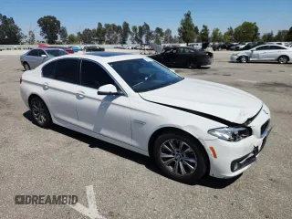 2015 BMW 5 Series 528i with VIN WBA5A5C59FD518341, listed as a Copart auction lot 63881785 with 147,489 mi miles and Salvage title. Bid and sale history available at DreamBid. Image 4.