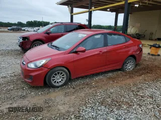 2013 Hyundai Accent GLS with VIN KMHCT4AE1DU586370, listed as a Copart auction lot 55450035 with 98,509 mi miles and Salvage title. Bid and sale history available at DreamBid. Image 1.