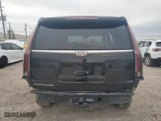 2017 Cadillac Escalade Premium Luxury with VIN 1GYS4CKJ5HR347443, listed as a Copart auction lot 84918094 with 0 mi miles and Salvage Title. Bid and sale history available at carsss.com. Image 6.