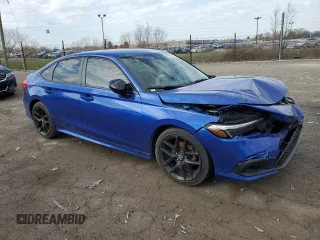 2023 Honda Civic Sport with VIN 2HGFE2F55PH502729, listed as a Copart auction lot 50946685 with Not provided miles and Salvage title. Bid and sale history available at DreamBid. Image 4.