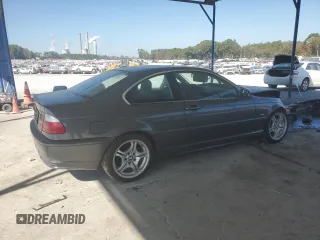 2002 BMW 3 Series 330Ci with VIN WBABN53452PH00919, listed as a Copart auction lot 77502044 with 142,226 mi miles and Salvage Title. Bid and sale history available at carsss.com. Image 3.