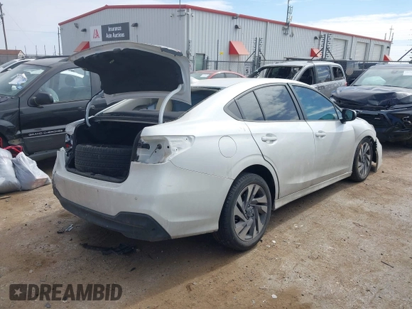 2024 Subaru Legacy Limited z VIN 4S3BWAN63R3021558, wystawiony jako IAAI lot #41601438 z przebiegiem Nie podano mil oraz . Historia ofert i sprzedaży dostępna na DreamBid. Obrazek 4.