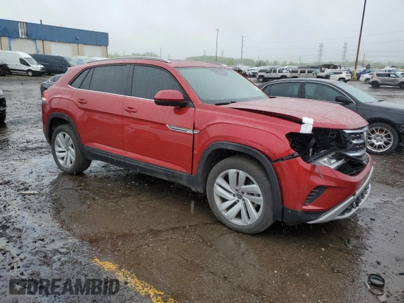 2021 Volkswagen Atlas SE with VIN 1V2KC2CA3MC204438, listed as a Copart auction lot 56788705 with 46,734 mi miles and Clean title. Bid and sale history available at DreamBid. Image 4.