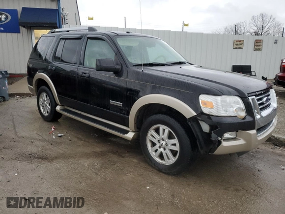 2007 Ford Explorer Eddie Bauer with VIN 1FMEU64EX7UA36487, listed as a Copart auction lot 43076485 with 232,384 mi miles and Salvage title. Bid and sale history available at DreamBid. Image 4.