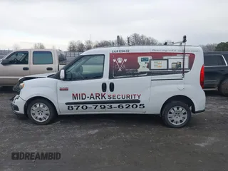 2017 Ram ProMaster City Cargo Van Tradesman SLT with VIN ZFBERFBBXH6D54040, listed as a IAAI auction lot 41364731 with 191,707 mi miles. Bid and sale history available at carsss.com. Image 14.