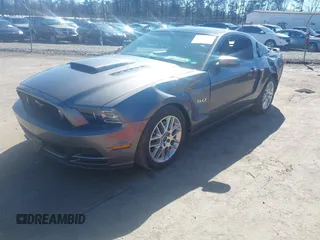 2014 Ford Mustang GT with VIN 1ZVBP8CF1E5206700, listed as a IAAI auction lot 41591289 with 118,769 mi miles and . Bid and sale history available at DreamBid. Image 2.
