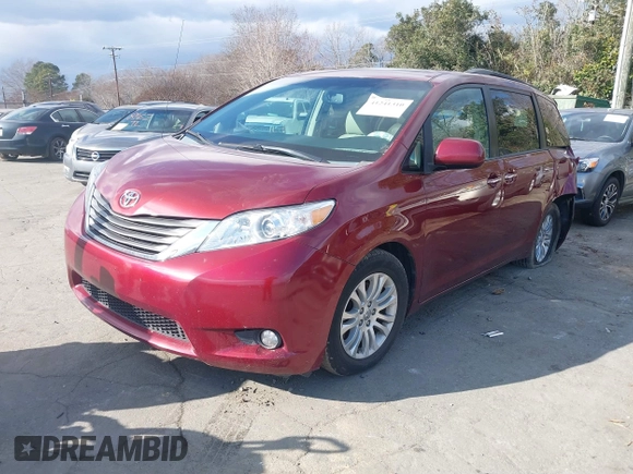 2014 Toyota Sienna XLE with VIN 5TDYK3DCXES442968, listed as a IAAI auction lot 41241310 with 132,020 mi miles and . Bid and sale history available at DreamBid. Image 17.