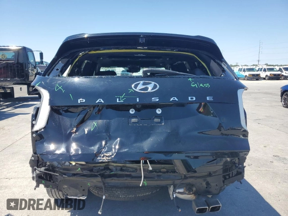 2023 Hyundai Palisade Calligraphy z VIN KM8R74GEXPU544127, wystawiony jako Copart lot #55292225 z przebiegiem 45 833 mil mil oraz Szkoda całkowita • Salvage title. Historia ofert i sprzedaży dostępna na DreamBid. Obrazek 6.