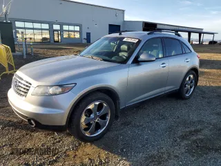 2003 Infiniti FX w/Options with VIN JNRBS08W93X001509, listed as a Copart auction lot 80476184 with 196,208 mi miles and Clean Title. Bid and sale history available at carsss.com. Image 1.