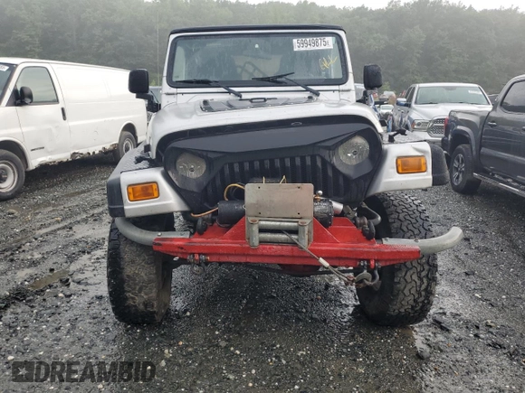 2004 Jeep Wrangler X with VIN 1J4FA39S84P718805, listed as a Copart auction lot 59949875 with 119,295 mi miles and Salvage title. Bid and sale history available at DreamBid. Image 5.
