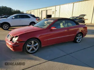 2005 Mercedes-Benz CLK-Class 3.2L with VIN WDBTK65G75T055243, listed as a Copart auction lot 81970914 with 39,712 mi miles and Salvage Title. Bid and sale history available at carsss.com. Image 1.