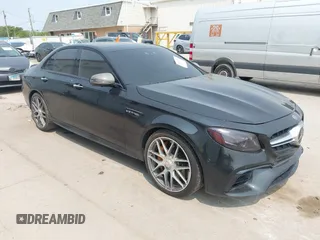 2019 Mercedes-Benz E 63 S AMG with VIN WDDZF8KB0KA534959, listed as a IAAI auction lot 42401507 with 61,356 mi miles and . Bid and sale history available at DreamBid. Image 1.