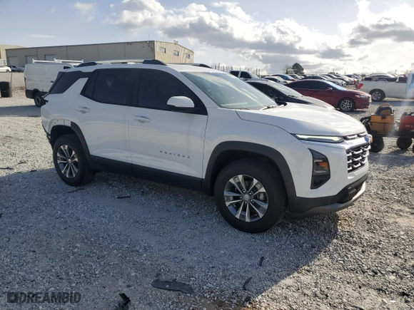 2025 Chevrolet Equinox FWD LT with VIN 3GNAXHEG4SL160612, listed as a Copart auction lot 49903925 with 28 mi miles and Salvage Title. Bid and sale history available at carsss.com. Image 4.