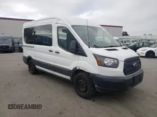 2019 Ford Transit Passenger XL with VIN 1FMZK1CM6KKB90587, listed as a Copart auction lot 60001095 with 144,426 mi miles and Salvage title. Bid and sale history available at DreamBid. Image 4.