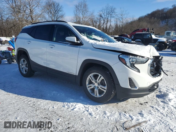 2020 GMC Terrain SLE with VIN 3GKALMEV3LL218131, listed as a Copart auction lot 41694015 with 41,916 mi miles and Salvage Title. Bid and sale history available at carsss.com. Image 4.