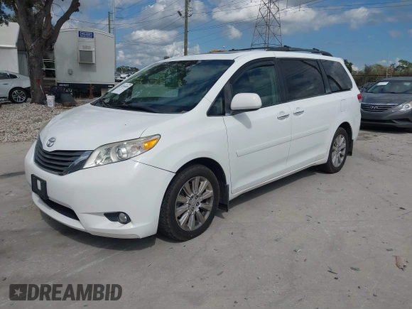 2011 Toyota Sienna XLE with VIN 5TDDK3DC6BS029472, listed as a IAAI auction lot 41554859 with 145,393 mi miles. Bid and sale history available at carsss.com. Image 18.