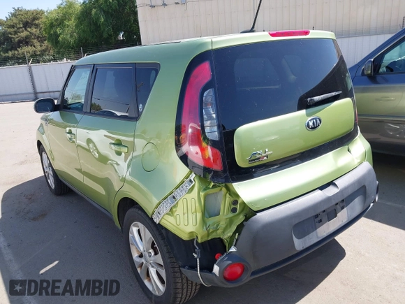2014 Kia Soul + with VIN KNDJP3A59E7710072, listed as a IAAI auction lot 42180237 with 116,070 mi miles and . Bid and sale history available at DreamBid. Image 3.