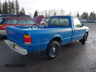 1999 Ford Ranger XL with VIN 1FTYR10V7XPB93324, listed as a IAAI auction lot 41762585 with 214,904 mi miles. Bid and sale history available at carsss.com. Image 4.