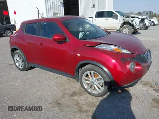 2012 Nissan Juke SL with VIN JN8AF5MR4CT115054, listed as a IAAI auction lot 41614272 with 1 mi miles. Bid and sale history available at carsss.com. Image 1.