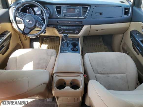 2016 Kia Sedona LX with VIN KNDMB5C15G6148410, listed as a Copart auction lot 52238175 with 158,071 mi miles and Salvage Title. Bid and sale history available at carsss.com. Image 8.