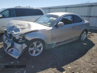 2012 BMW 1 Series 128i with VIN WBAUP7C58CVP23483, listed as a Copart auction lot 49456775 with Not provided miles and Salvage title. Bid and sale history available at DreamBid. Image 1.