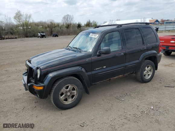 2002 Jeep Liberty Limited with VIN 1J4GL58K12W185761, listed as a Copart auction lot 53367965 with 163,561 mi miles and Salvage Title. Bid and sale history available at carsss.com. Image 1.