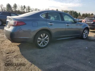 2012 Infiniti M with VIN JN1BY1AP9CM331047, listed as a Copart auction lot 49730015 with 125,263 mi miles and Salvage Title. Bid and sale history available at DreamBid. Image 3.