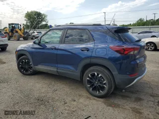2022 Chevrolet TrailBlazer LT with VIN KL79MPSL0NB054595, listed as a Copart auction lot 52631695 with 25,839 mi miles and Salvage Title. Bid and sale history available at carsss.com. Image 2.