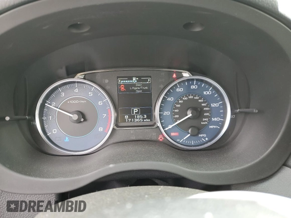 2015 Subaru Crosstrek Limited with VIN JF2GPAMC4FH250549, listed as a Copart auction lot 65094715 with 171,365 mi miles and Salvage title. Bid and sale history available at DreamBid. Image 9.