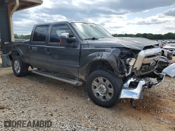 2013 Ford F-250 XL with VIN 1FT7W2BT2DEB17037, listed as a Copart auction lot 55034605 with 225,229 mi miles and Salvage title. Bid and sale history available at DreamBid. Image 4.